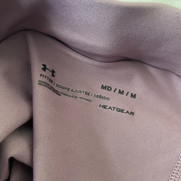 Under Armour Mauve HeatGear Shorts - Picture 3 of 5